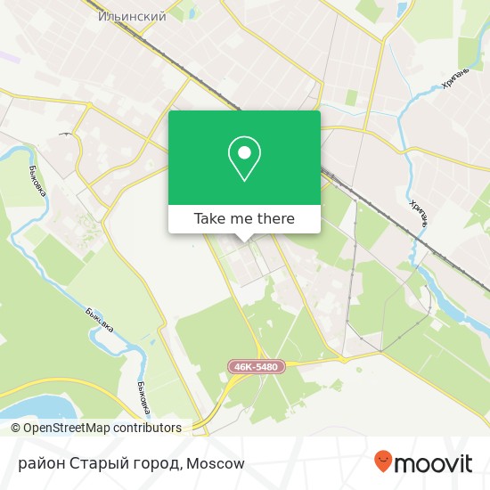 район Старый город map