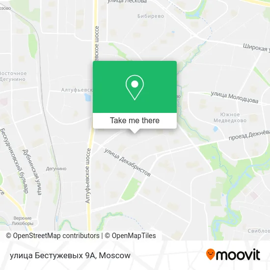 улица Бестужевых 9А map
