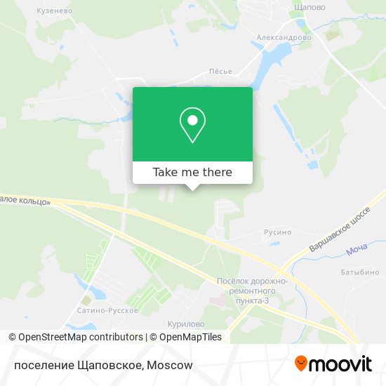 поселение Щаповское map