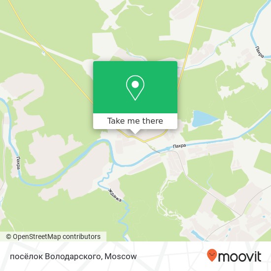 посёлок Володарского map