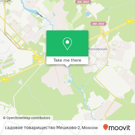 садовое товарищество Мешково-2 map