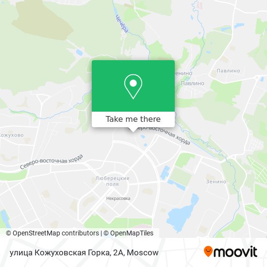 улица Кожуховская Горка, 2А map