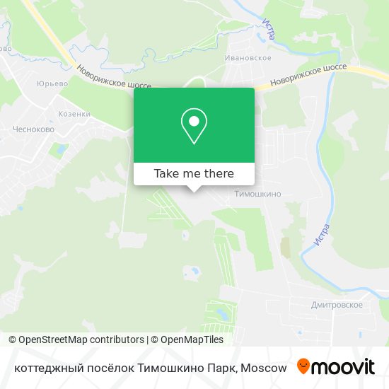 коттеджный посёлок Тимошкино Парк map