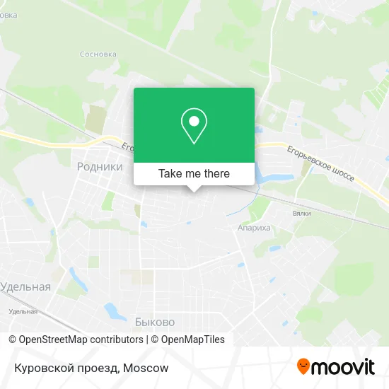 Куровской проезд map