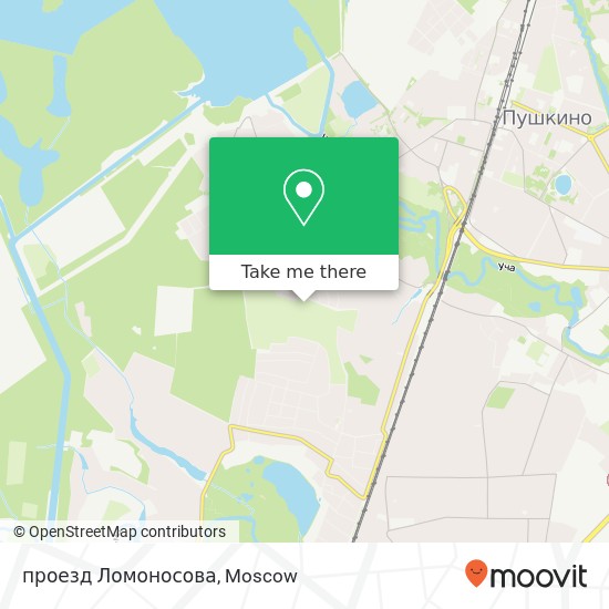проезд Ломоносова map