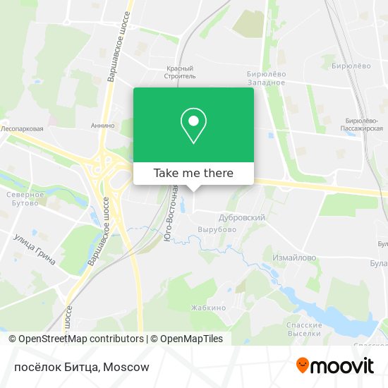 посёлок Битца map