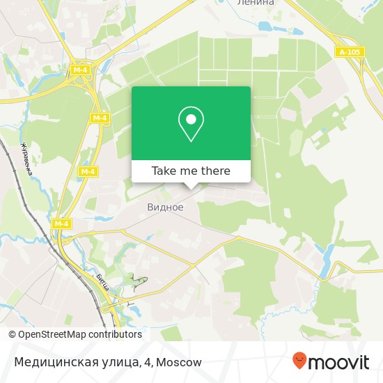 Медицинская улица, 4 map