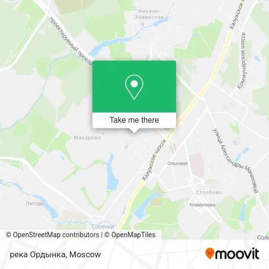 река Ордынка map