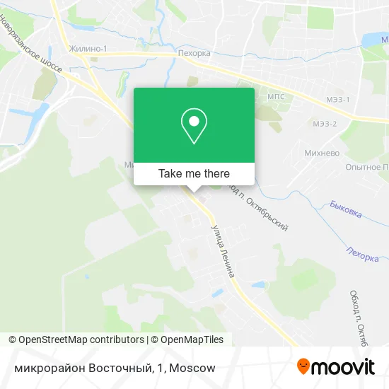 микрорайон Восточный, 1 map
