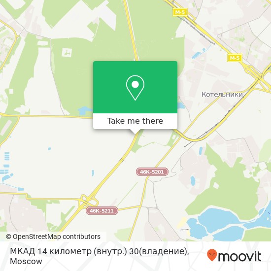 МКАД 14 километр (внутр.) 30(владение) map