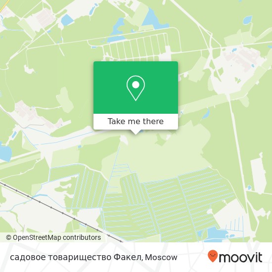 садовое товарищество Факел map