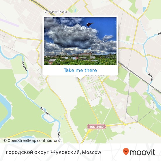 городской округ Жуковский map