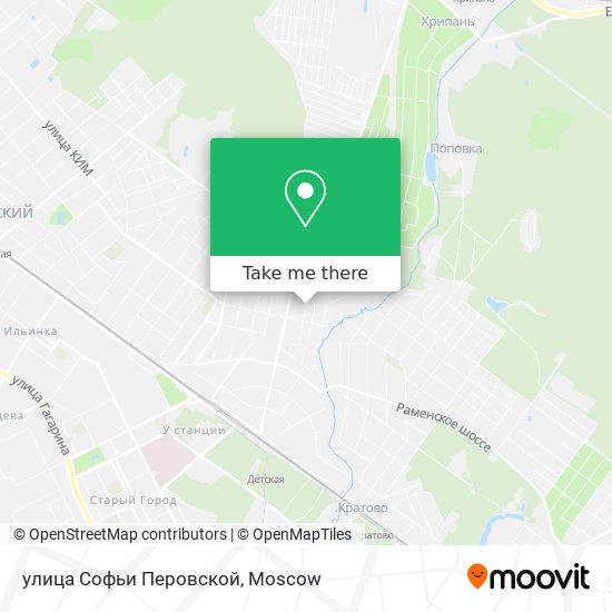 улица Софьи Перовской map