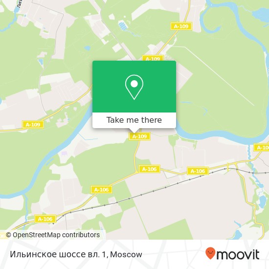 Ильинское шоссе вл. 1 map