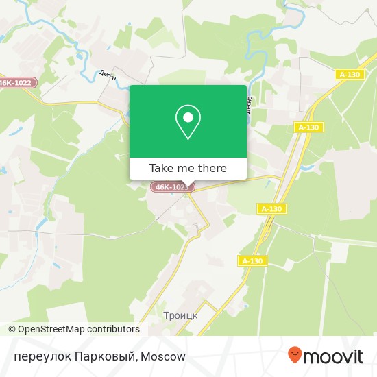 переулок Парковый map