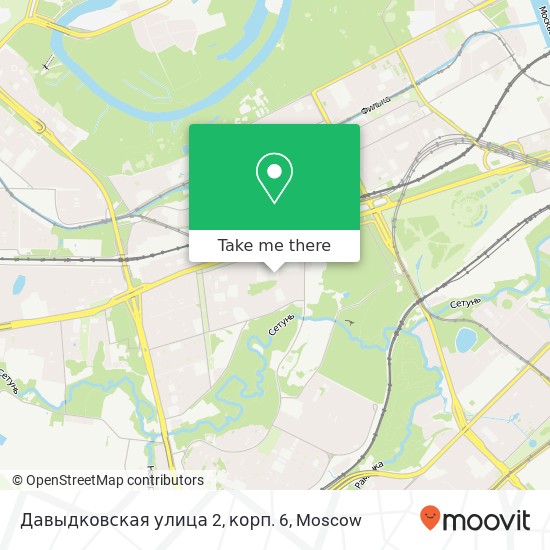 Давыдковская улица 2, корп. 6 map
