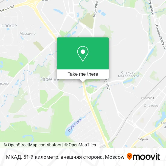МКАД, 51-й километр, внешняя сторона map