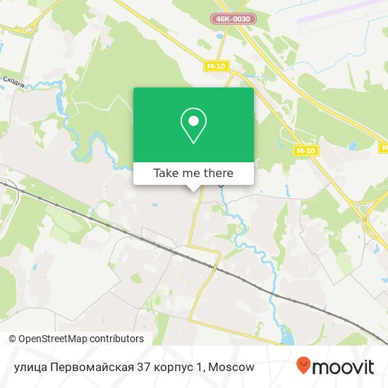 улица Первомайская 37 корпус 1 map