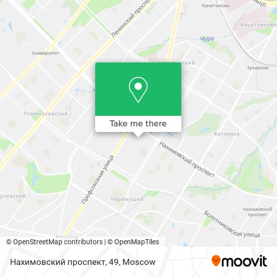 Нахимовский проспект, 49 map