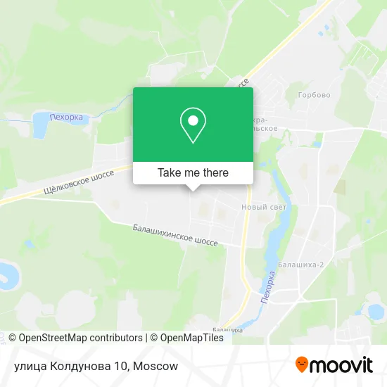 улица Колдунова 10 map