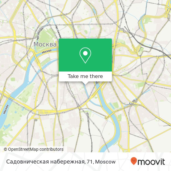 Садовническая набережная, 71 map