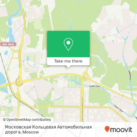 Московская Кольцевая Автомобильная дорога map