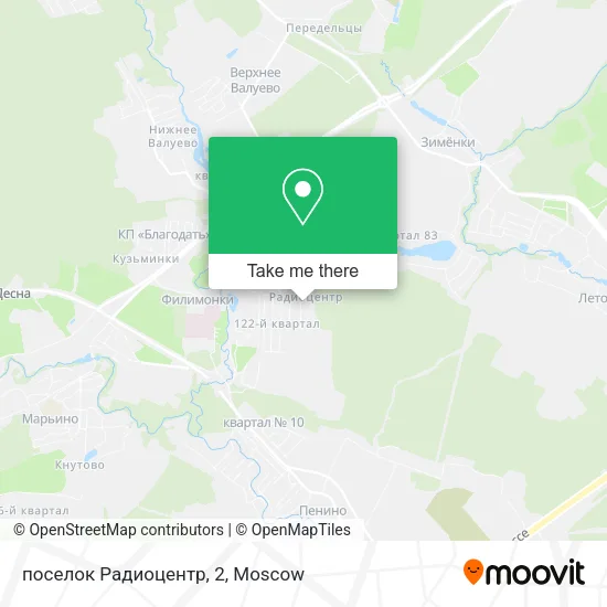 поселок Радиоцентр, 2 map
