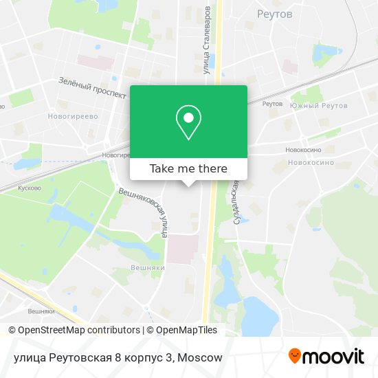 улица Реутовская 8 корпус 3 map