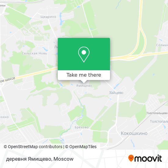 деревня Ямищево map