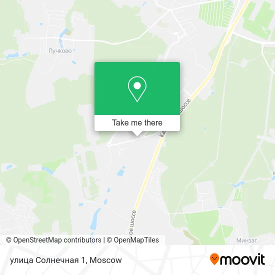 улица Солнечная 1 map