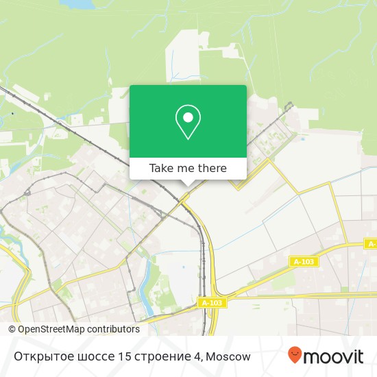 Открытое шоссе 15 строение 4 map