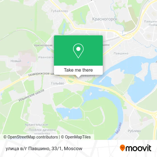 улица в/г Павшино, 33/1 map