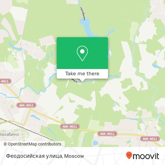 Феодосийская улица map