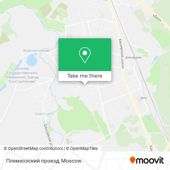 Племхозский проезд map