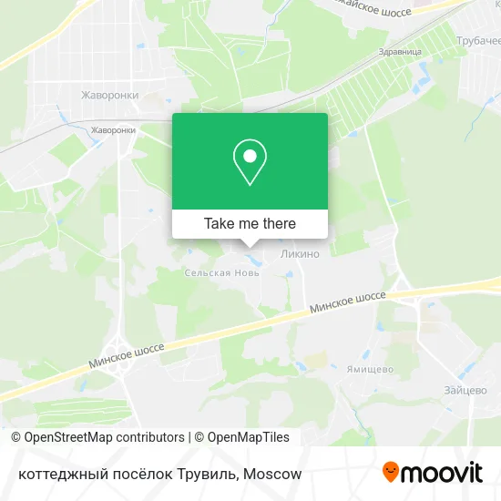 коттеджный посёлок Трувиль map