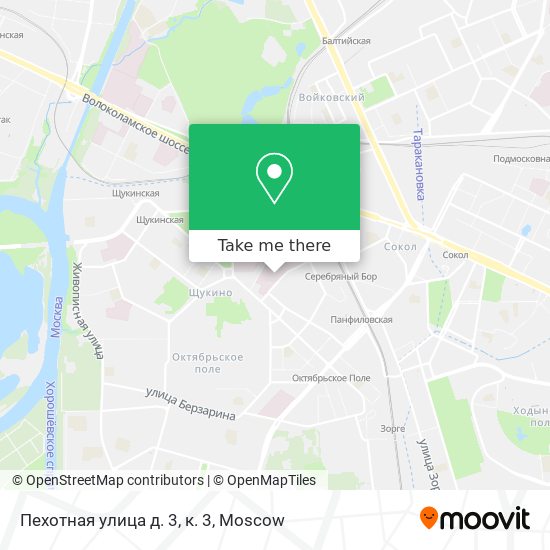 Пехотная улица д. 3, к. 3 map