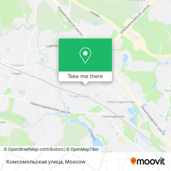 Комсомольская улица map