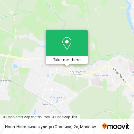 Ново-Никольская улица (Опалиха) 2а map