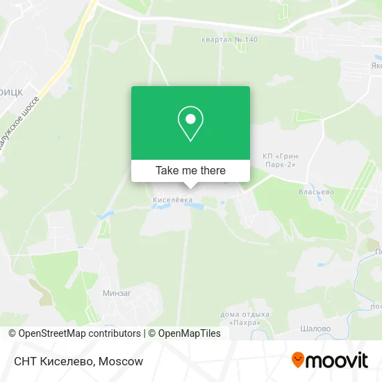 СНТ Киселево map