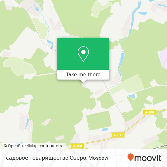 садовое товарищество Озеро map