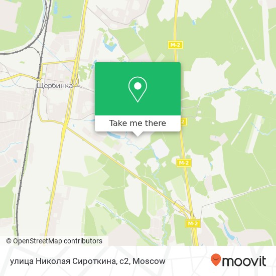 улица Николая Сироткина, с2 map