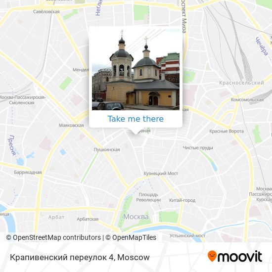 Крапивенский переулок 4 map