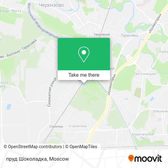 пруд Шоколадка map