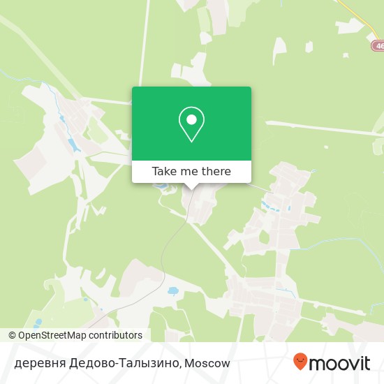 деревня Дедово-Талызино map