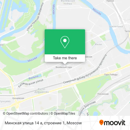 Минская улица 14 а, строение 1 map