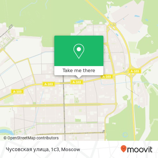 Чусовская улица, 1с3 map
