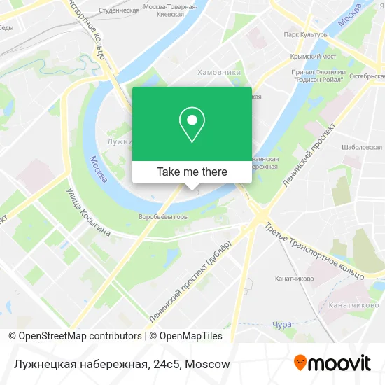 Лужнецкая набережная, 24с5 map