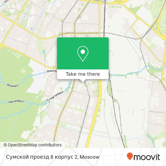 Сумской проезд 8 корпус 2 map