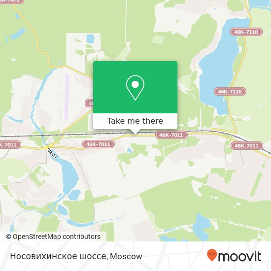 Носовихинское шоссе map