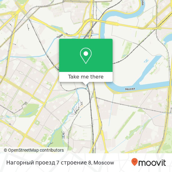 Нагорный проезд 7 строение 8 map